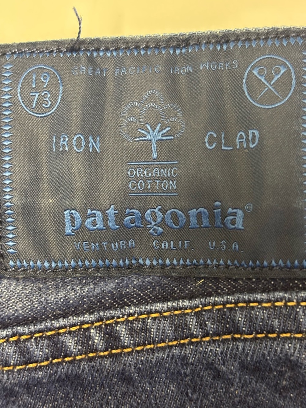 Patagonia Straight-Leg Dark Blue Men's 30 x 32 Jeans - Picture 5 of 8